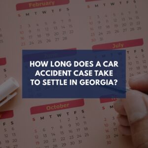 Car accident case timeline