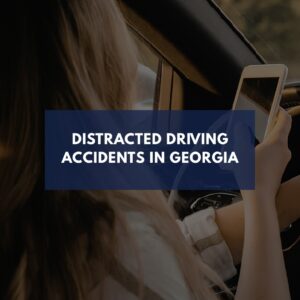 Driver on their cell phone while driving