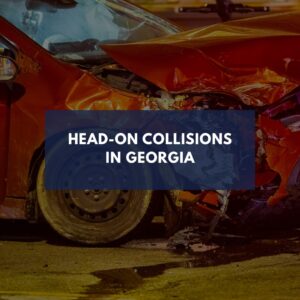 Head on car collision